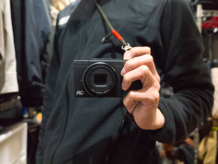 GR2で写真を撮った様子