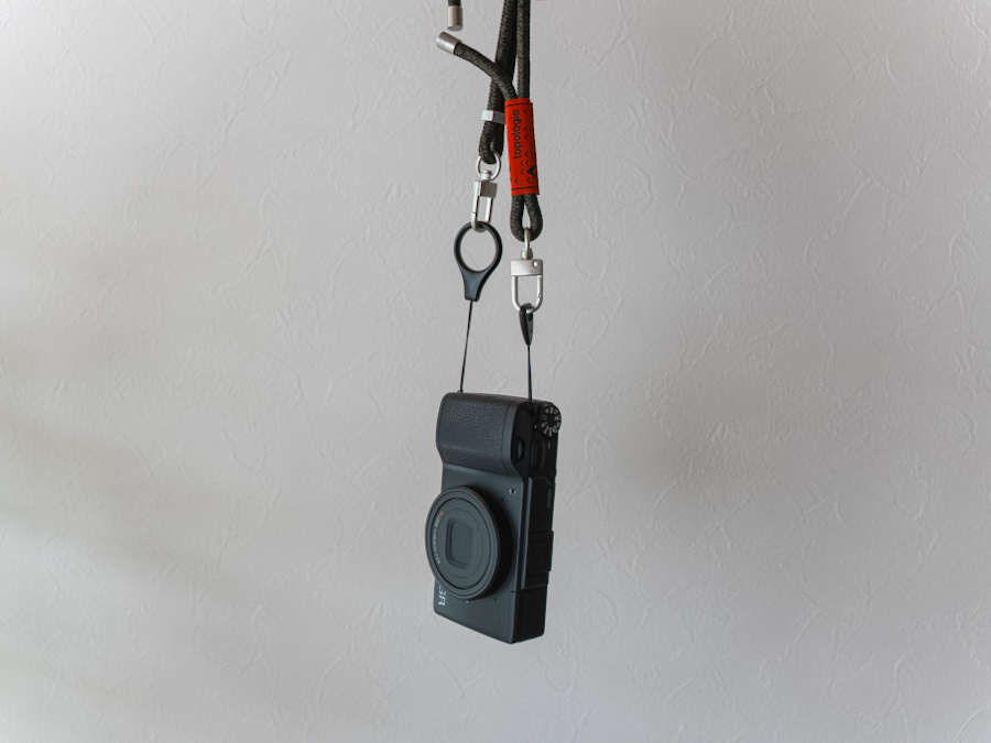 GR2にtopologieの6.0mm Ropeをつけた状態